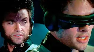 "What Would You Prefer, Yellow Spandex?" Wolverine and Cyclops - X-Men (2000) Movie Clip HD