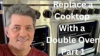 Replace a Cooktop and Built-In Cabinet with Freestanding Double Oven - Removing the Cabinet