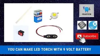 You Can Make Led Torch With 9 Volt Battery