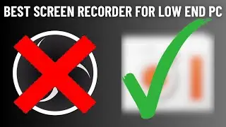 Best FREE Screen Recorder For Low-End PC | No WATERMARK | No LAG | 2024