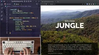 ASMR Programming - Playing Video Background Page  - No Talking