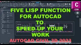 Five lisp Function For Auto CAD to speed Up Work