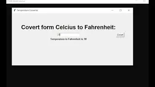 Temperature Converter In Python With Source Code | Source Code & Projects