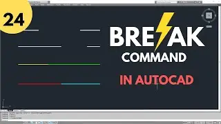 Break command in AutoCAD | AutoCAD Tutorials for Beginners