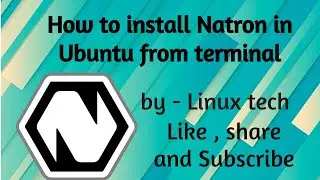 How to install Natron in Ubuntu from terminal.