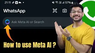 Meta AI whatsapp | Whatsapp Meta Ai update | How to use meta ai in whatsapp | Meta Ai