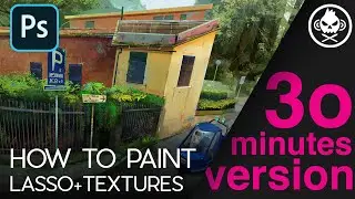 30 Min version: How to paint: Lasso Textures❤