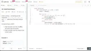 LeetCode 20. Valid Parentheses, solved using Python