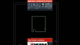 #25 Shortcut command in Autocad - DIMLINEAR command 