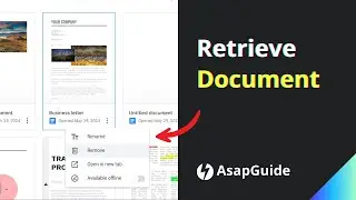 How to Find Deleted Google Docs Document