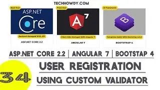 Adding Validators to Registration FormControls in Angular 7 Application