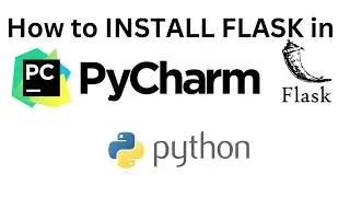 How to INSTALL FLASK in PYCHARM for PYTHON