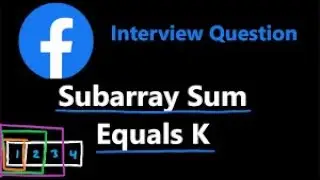 Subarray Sum Equals K - Prefix Sums - Leetcode 560 - javascript