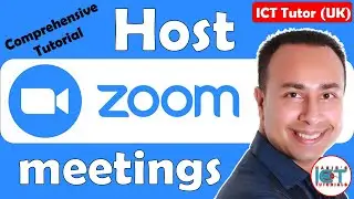 How to Host a Zoom meeting | Zoom for Teachers and Trainers | Comprehensive Zoom meeting tutorial