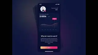 Mobile app onboarding animation!