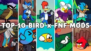 Top 10 Bird FNF Mods (VS Woody, Angry Birds, Flappy Bird, Twitter, Duck) - Friday Night Funkin'