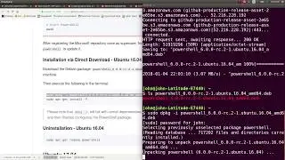 PowerShell on LINUX! Installation Video