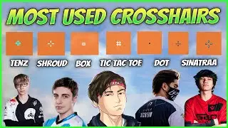 MOST USED Unique Crosshairs in VALORANT