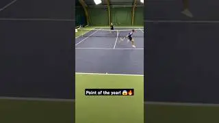 Point of the year contender with Éric Nilsson and Gustav Ellbring 😱🔥 #tennis