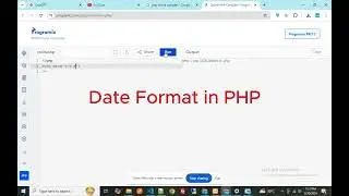 Date Format in PHP | php for beginners #php