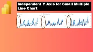 How to Set Power BI Small Multiple Axis as Shared Axis or Individual Axis