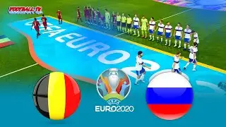 PES 2021 - BELGIUM vs RUSSIA - UEFA EURO 2020 - Match Gameplay PC