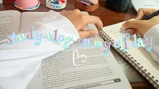 morning study vlog on my off day