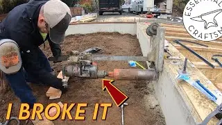 Plumbing, HVAC, and Breaking a Big Drill