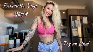 My Favourite Yoga outfit Try On Haul | EllieKarrx 💕