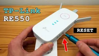 TP-Link RE550 Wi-Fi Extender • Factory reset