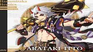 Arataki Itto New Geo Character Reveal - First Look & Introduction Genshin Impact