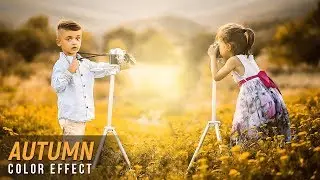 Autumn Color Effect - Photoshop Tutorial