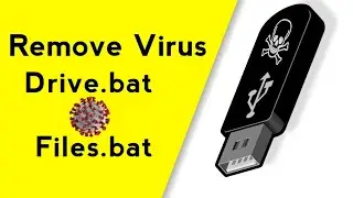 How To Remove Virus Drive.bat / Files.bat  | Files.bat Virus Remove No Data Lost | Educational Word