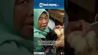 Viral Emak-emak Mukbang  Gerogoti Tulang Kaki Sapi Jumbo 