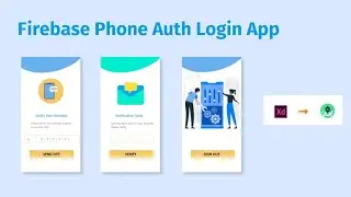 Preparing Layout For Firebase Phone Authentication App (Android Studio 2020)