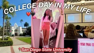 COLLEGE DAY IN MY LIFE AS A FRESHMAN AT SDSU