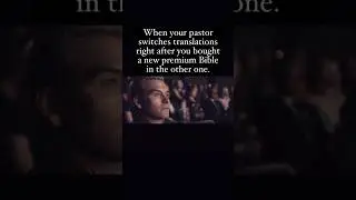 When Your Pastor CHANGES Bible Translations 😢