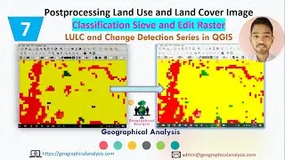 Image Postprocessing using Semi Automatic Classification Plugin | Sieve and Edit Raster in QGIS