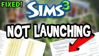 How to Fix Sims 3 not Launching (100%Fix)