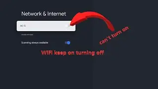 Fixed Chromecast with Google TV WiFi keep on turning off | Can't turn on