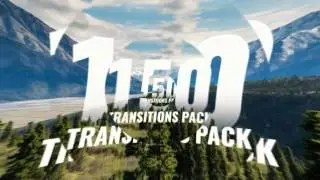 150 Transitions Pack After Effects Template