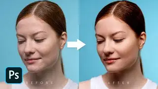 High-End Skin Retouching with Mixer Brush Tool in Photoshop | Photoshop Tutorial (Easy)