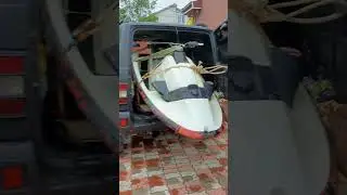 ПАТРИОТ Грузовичок , перевозка гидроцикла ,  подарок от друзей .