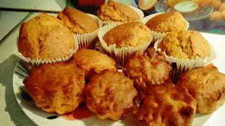 Не ожидала, что получится так вкусно. Маффины, или кексы, на томатном соке