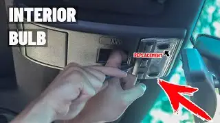 Overhead Dome Light Bulb Replacement BMW X5 E53 E39 DIY Repair Dome Map Light