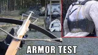 Medieval Crossbows vs. Breastplate and Lamellar Armor