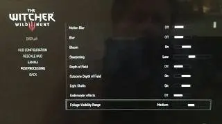 Witcher 3 Post Processing Settings For Optimal Performance Nintendo Switch