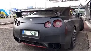 800+hp Nissan GT-R R35 INSANE Drag Races & Lovely Turbo Sound!
