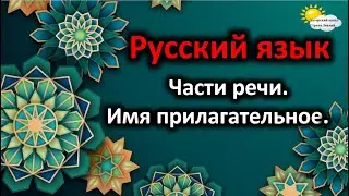 Русский язык. Части речи. Имя прилагательное.