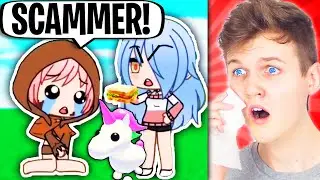 LANKYBOX REACTS TO ADOPT ME GACHA STORY!? (INSANE ENDING)